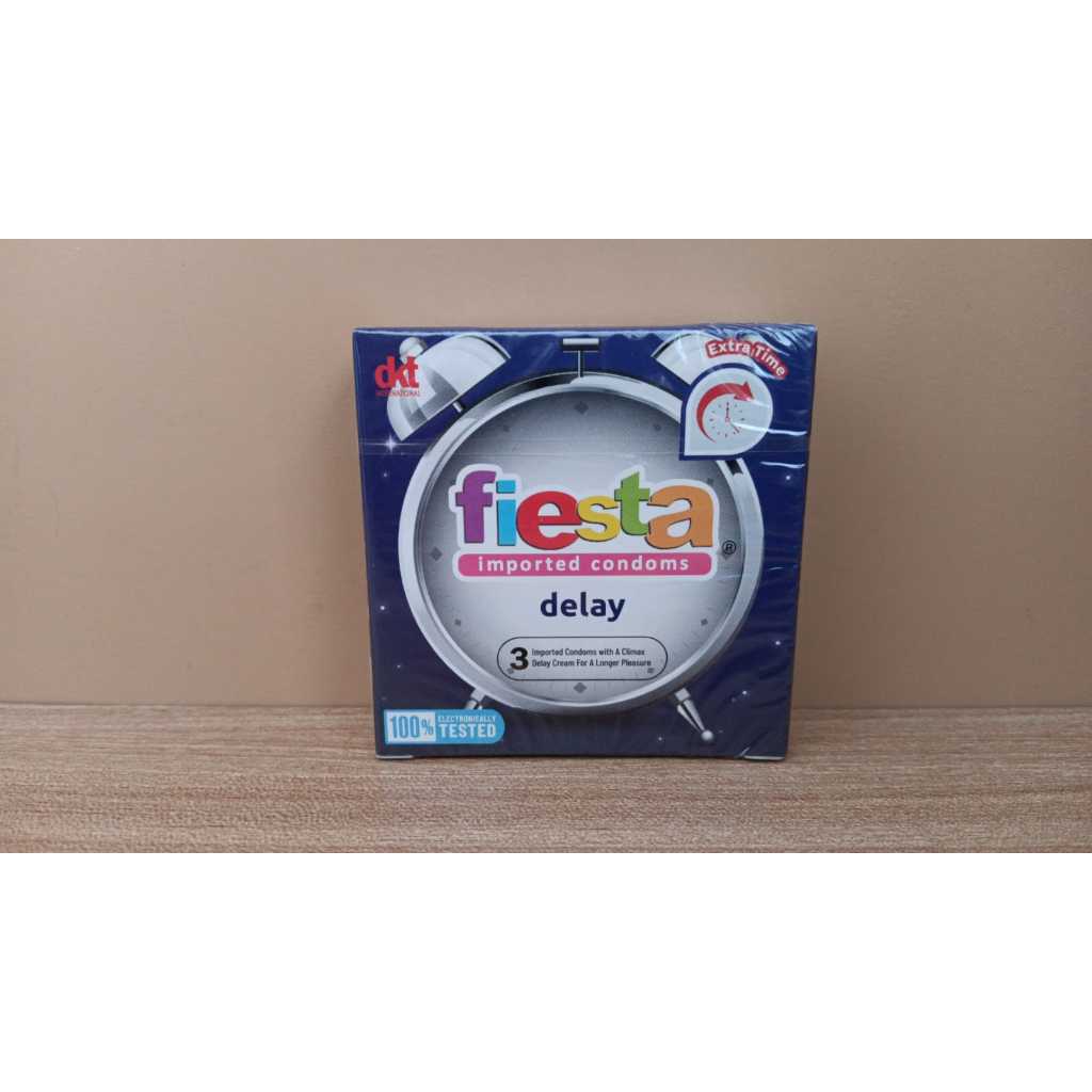 FIESTA IMPORTED CONDOMS DELAY ISI 3 PCS