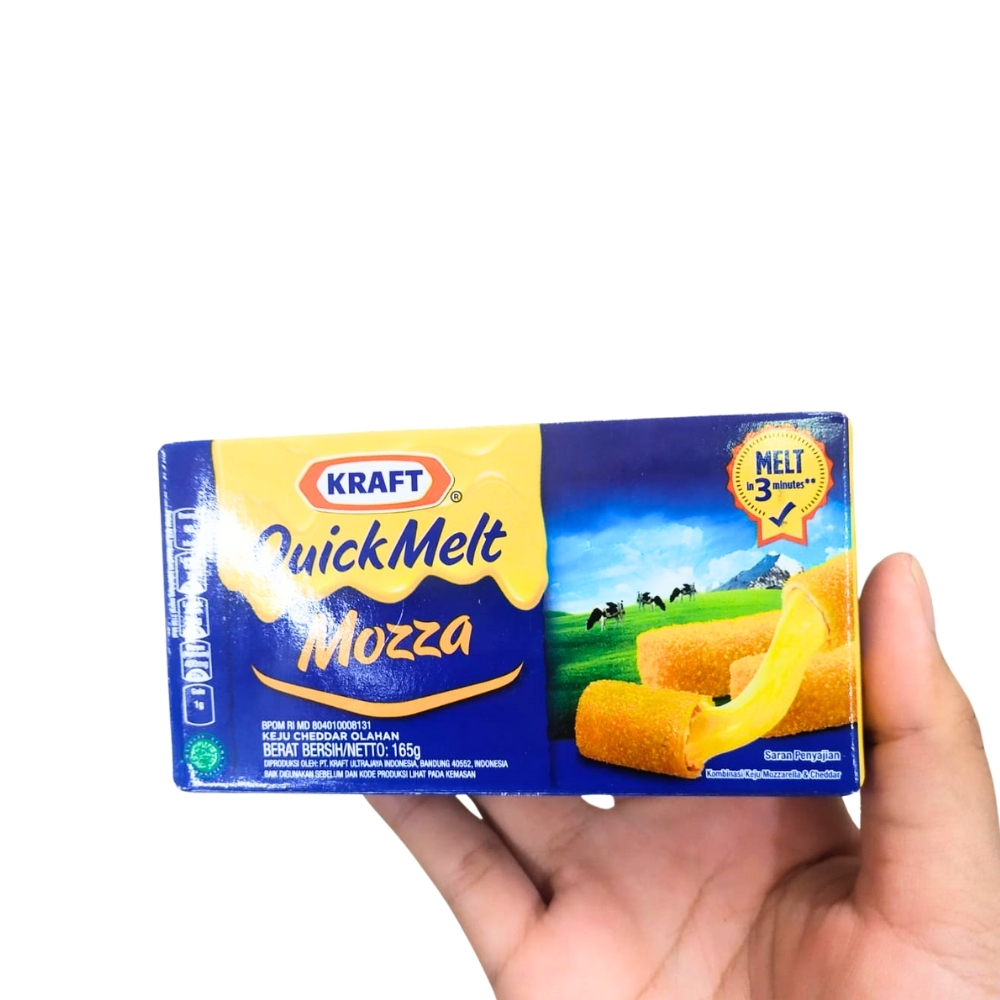 

Keju Kraft Quick Melt Mozza 165gr Cheese Makanan