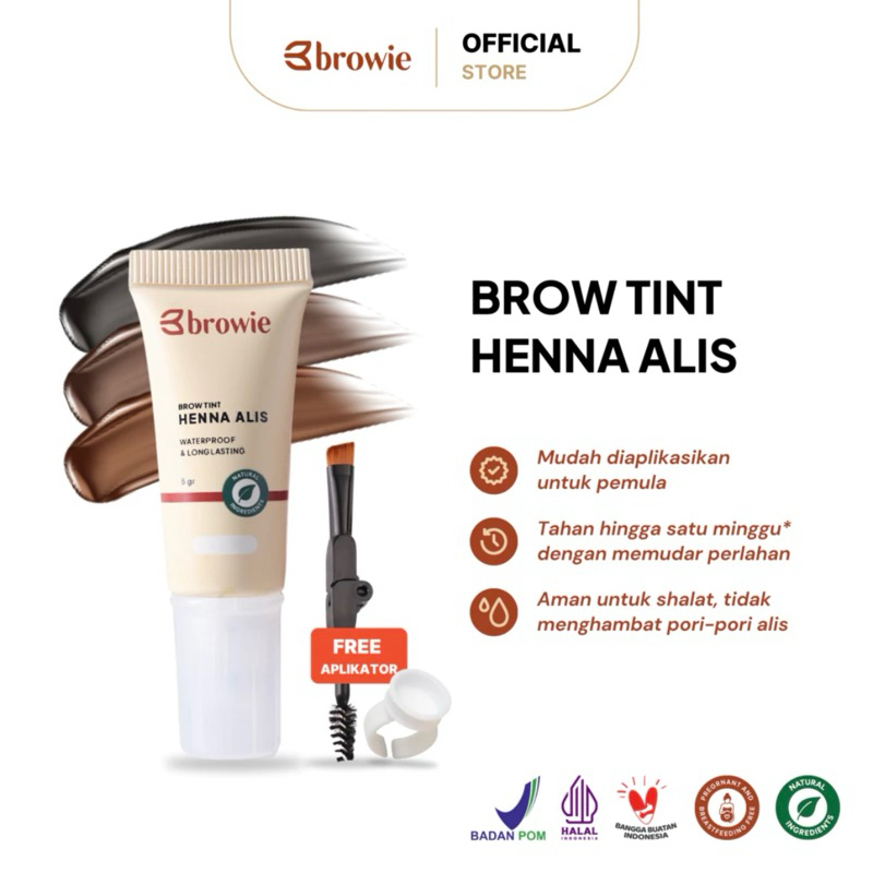[READY] browie Brow Tint Henna Alis | Eyebrow Gel Waterproof & Longlasting
