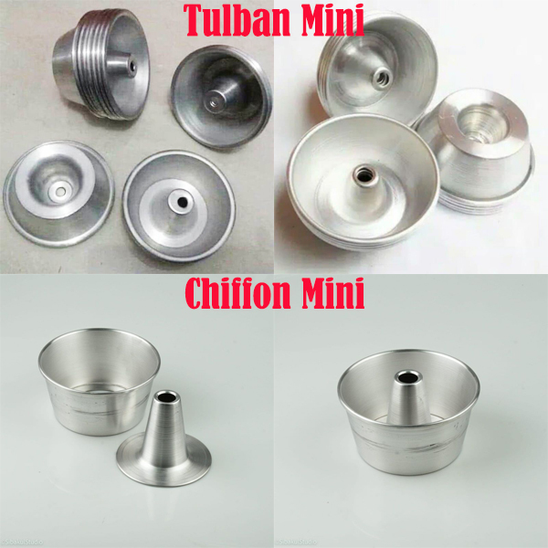 Loyang Tulban Mini Loyang Chiffon Mini Kue Sifon Cake Bolu Pulde
