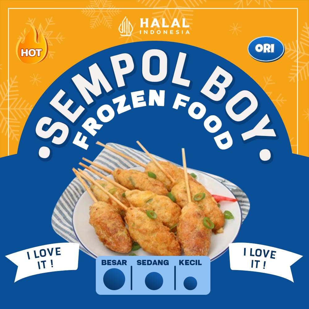 

Sempol Ayam Frozen Food Premium Enak Original Pedas Halal Tanpa Pengawet