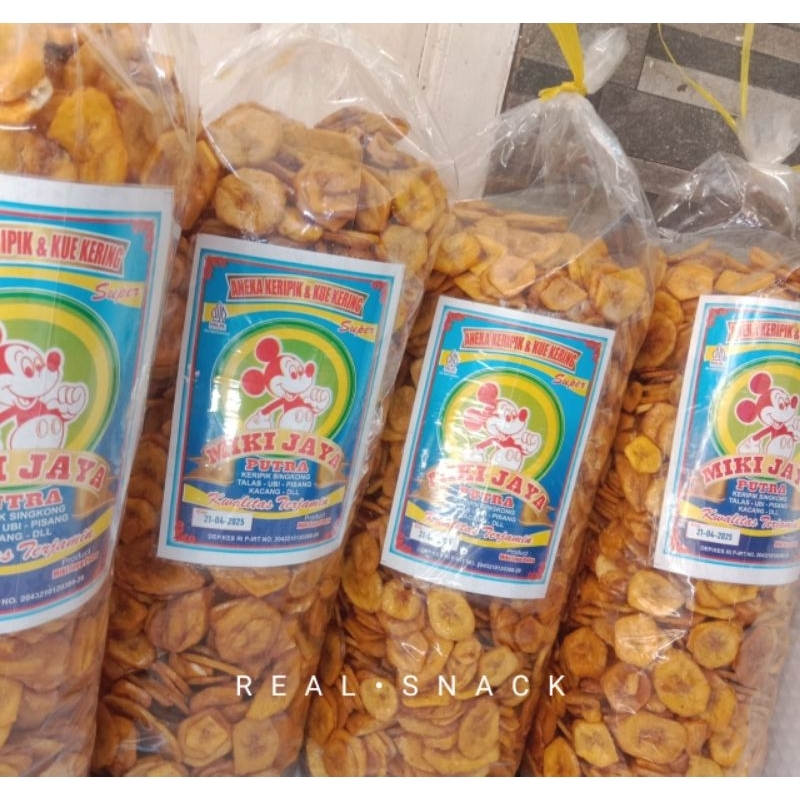 

KERIPIK PISANG MANIS 1KG SNACK JAJANAN KILOAN OLEHOLEH MAKANAN RINGAN CEMILAN