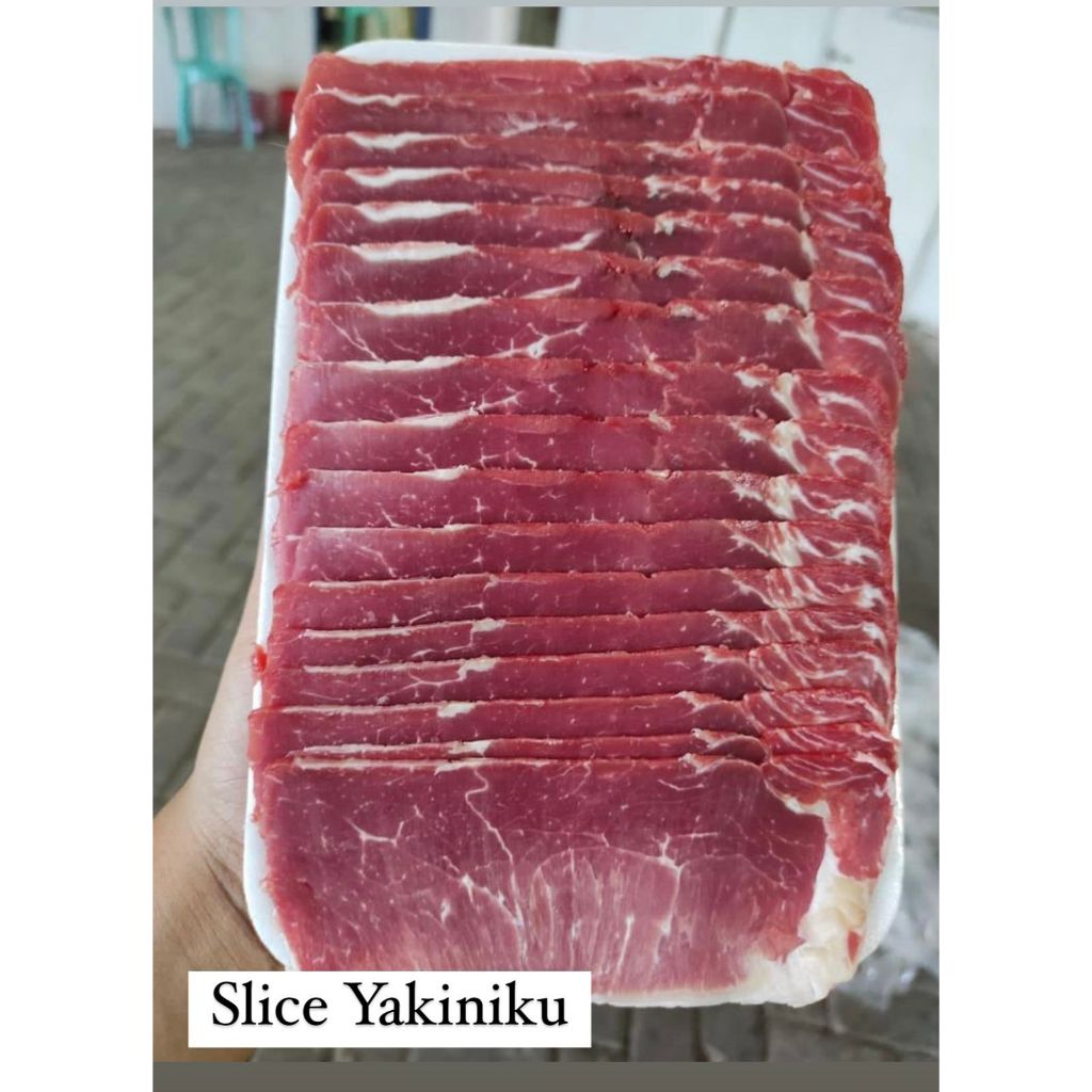 

DAGING SUKIYAKI YAKINIKU DAGING SLICE - EKONOMIS MURAH - 500 gr