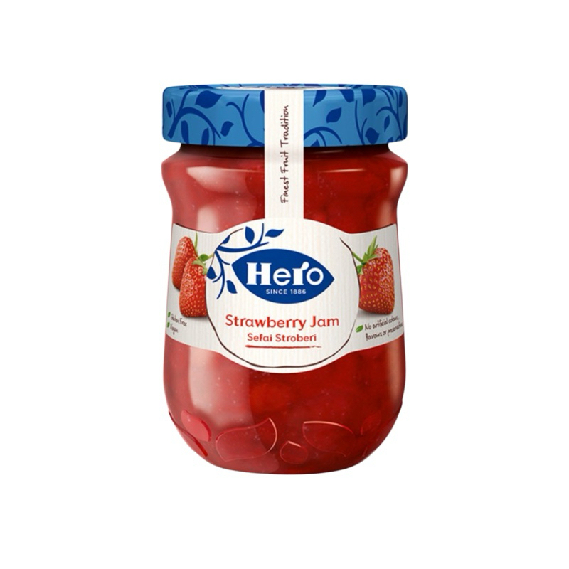 

HERO selai buah 340 gr fruit jam import fruit spread from Swiss