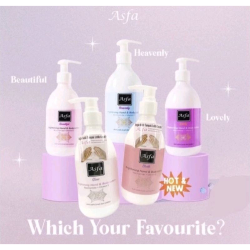 Asfa body lotion brightening