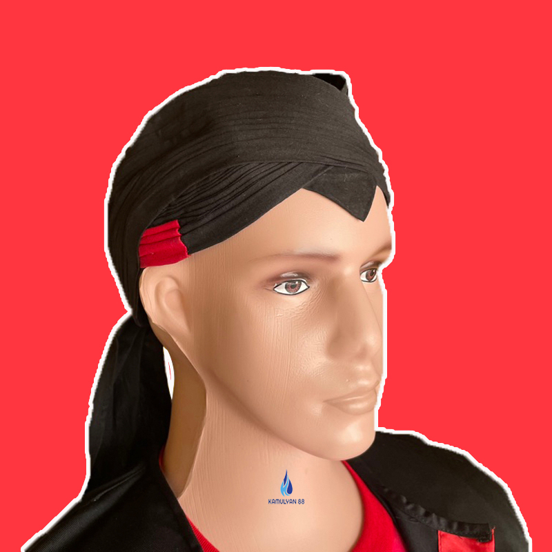 BLANGKON LIPAT ALUSAN LIS MERAH & PUTIH / BLANGKON GUS MIFTAH / BLANGKON WAROK