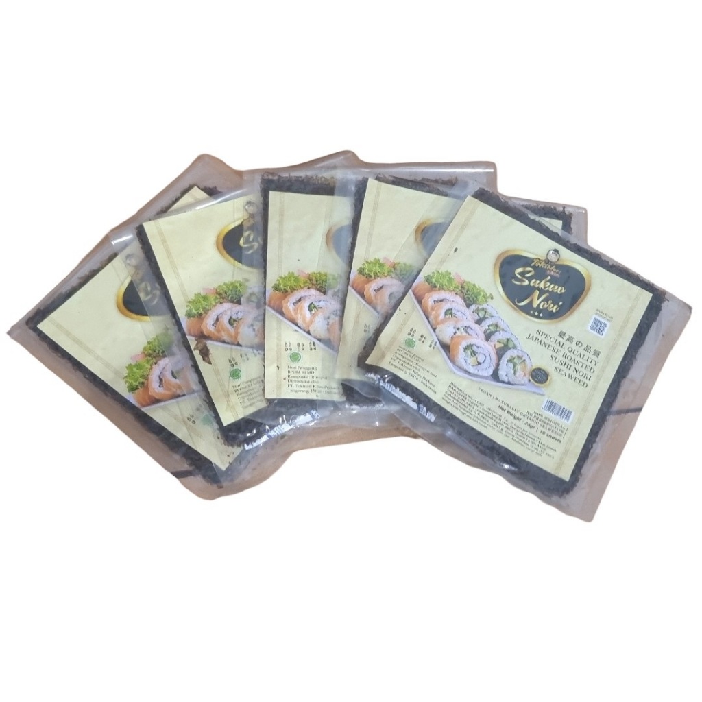 

Nori Sushi Rumput Laut Roasted Seaweed Tokinori 10 Sheet Special Grade (Pack)