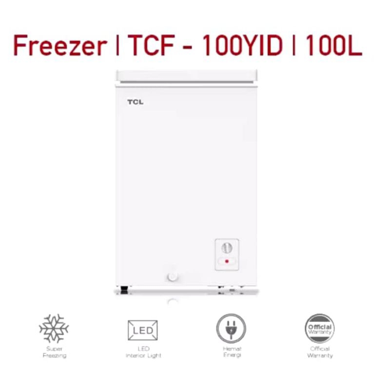 Chest Freezer Box TCL 100 Liter TCF-100YID