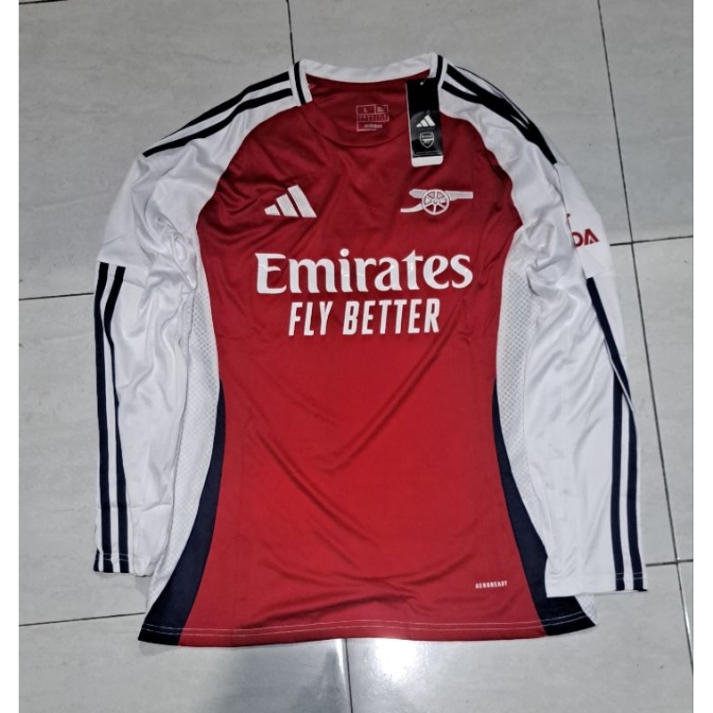 Jersey Arsenal Lengan panjang home 2025