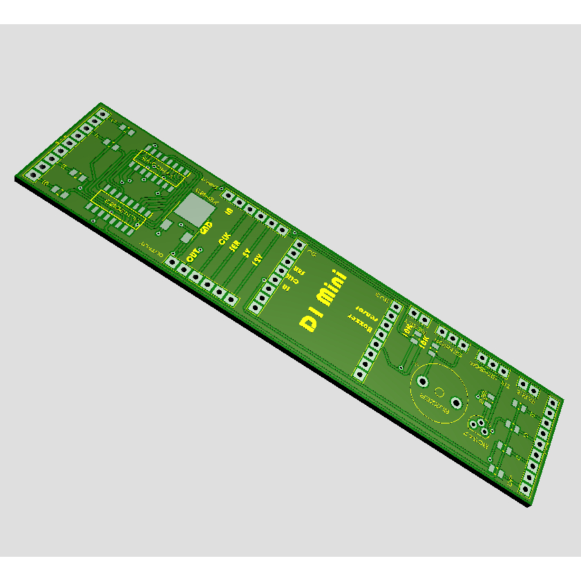 PCB 7 Segment 4 Inch Wemos Controller
