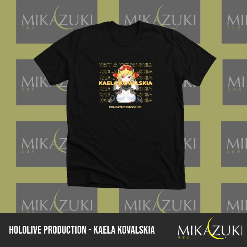Mikazuki T-Shirt Kaela Kovalskia - Vtuber Hololive ID