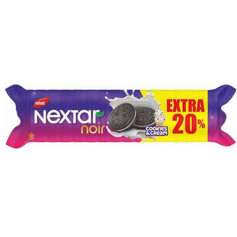 

Nextar Noir Cookies & Cream 161.5G biskuit sandwich