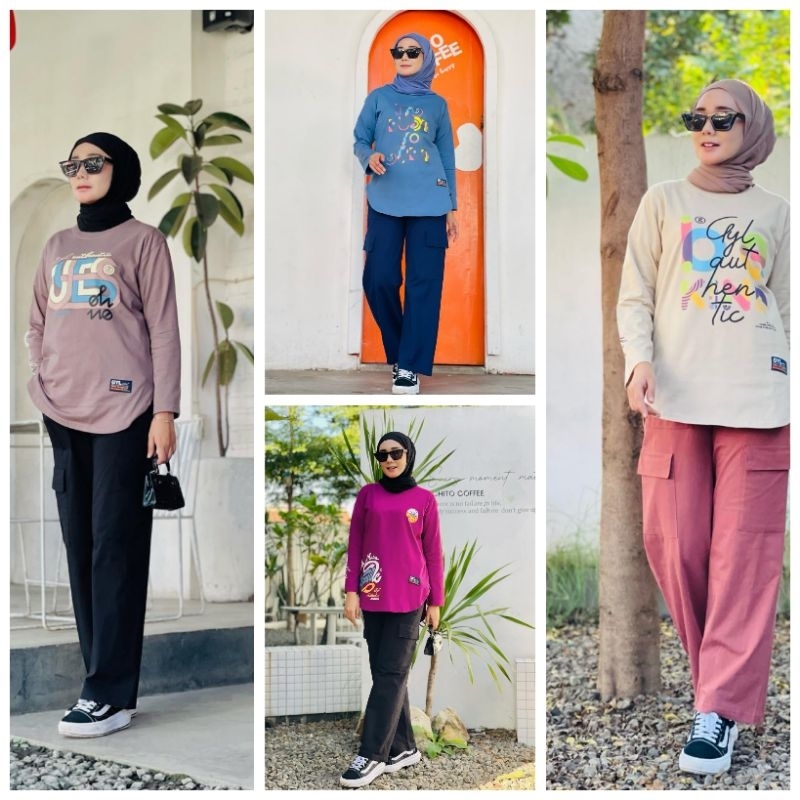 SETELAN CELANA CARGO GYL AUTHENTIC