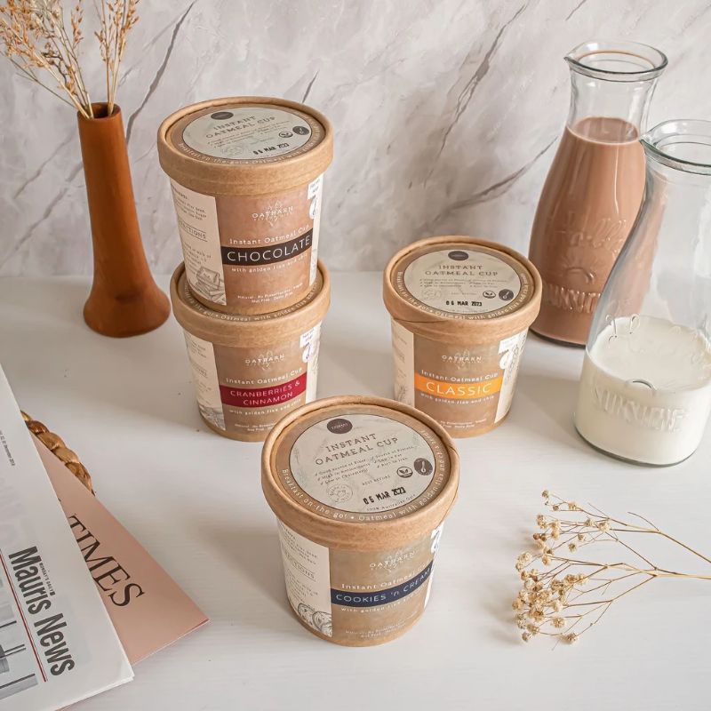 

Oat Barn Instant Oatmeal Cup Sereal Gandum