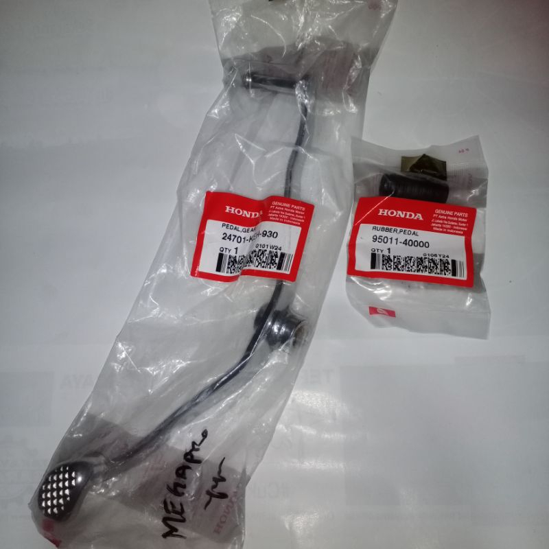 24701KEH930 & 95011-40000 Pedal operan gigi Porsneling Crome Honda GLpro/ Glmax ori AHM