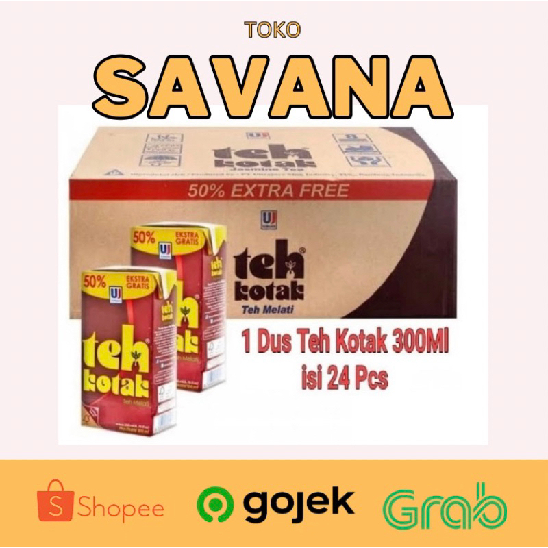 

TEH KOTAK TEH MELATI 300ML ISI 24 PCS/DUS