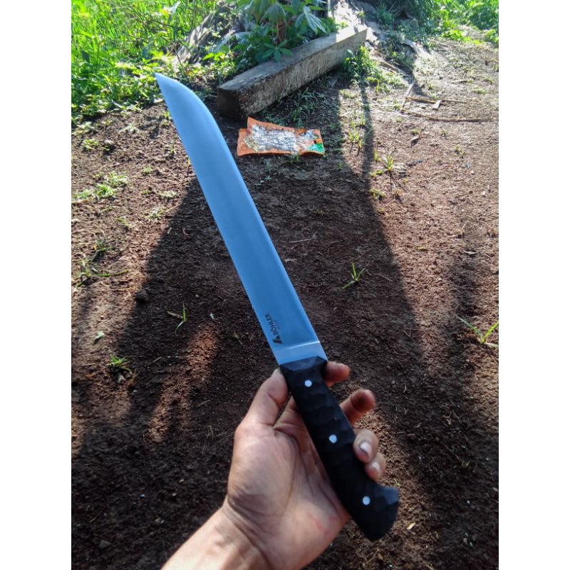 Pisau sembelih,pisau,Jagal,Bohler,k110,micarta,panjang,bilah,27cm