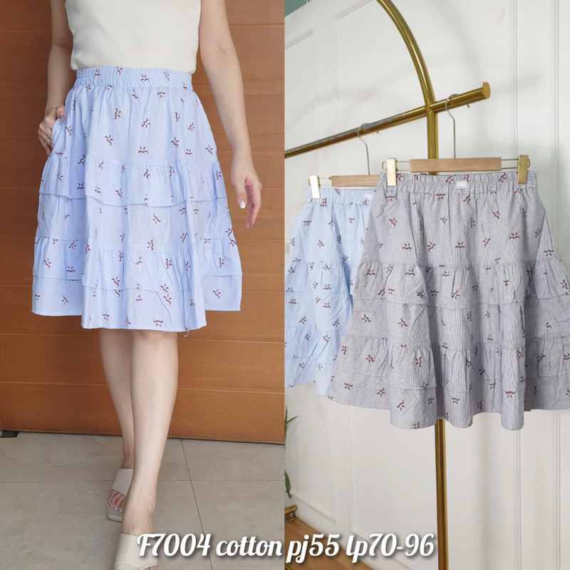 rok / bawahan wanita LP70-96 bahan katun dalem furing f7004