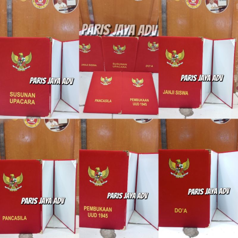 

1Set Map Bludru Upacara Map Upacara Map Sablon Upacara Ready Stock Berkualitas