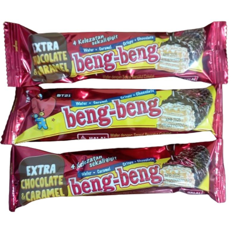

wafer coklat beng beng caramel crispy
