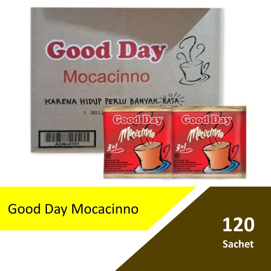 

1 DUS KOPI GOOD DAY Mocacinno 20gr / 120 Sachet