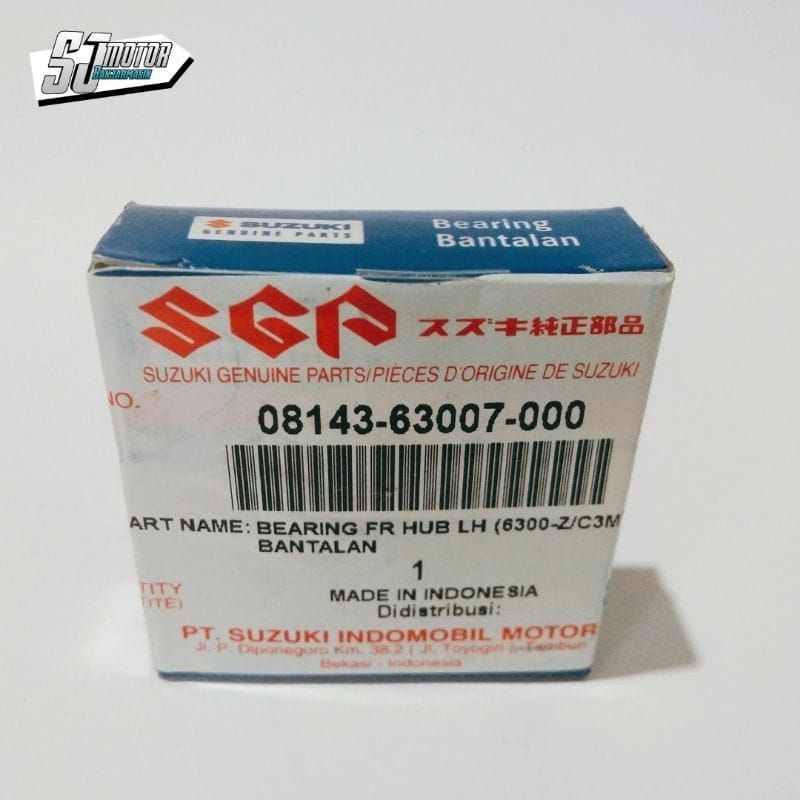Kelahar Bearing Laher Klaher SGP 6300 Original Suzuki 08143-63007-000