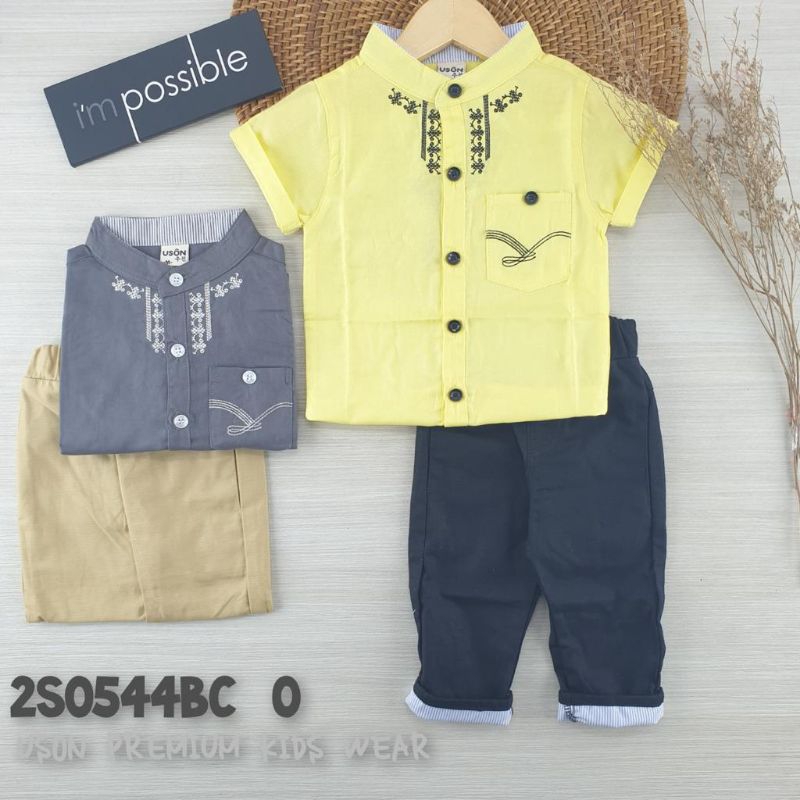 Uson Premium Kids Wear Setelan Kemeja Celana Panjang anak Cowok