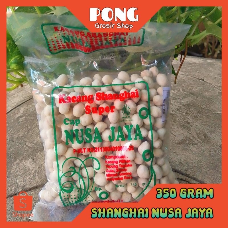 

Kacang Shanghai Super Atom Cap NUSA JAYA Renyah Gurih 350 gram