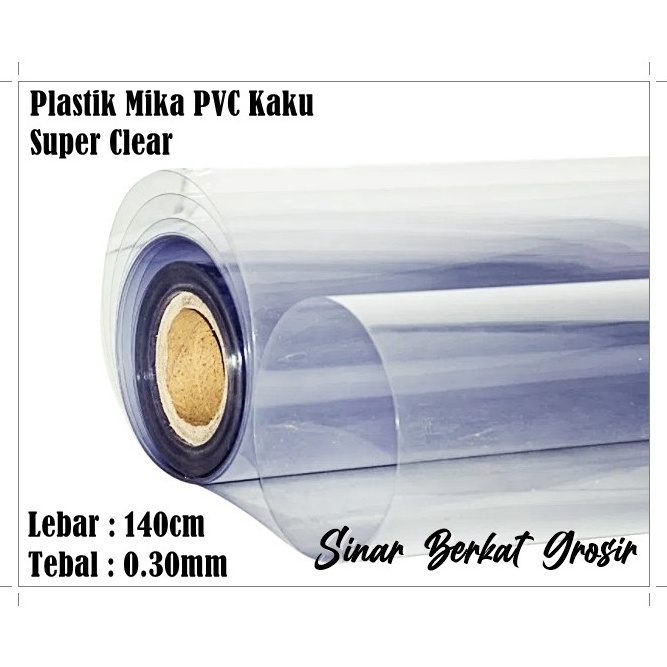 

Plastik Mika Kaku Rigid PVC Impor Super Clear Tebal 3mm Lebar 14cm ZVAA8382