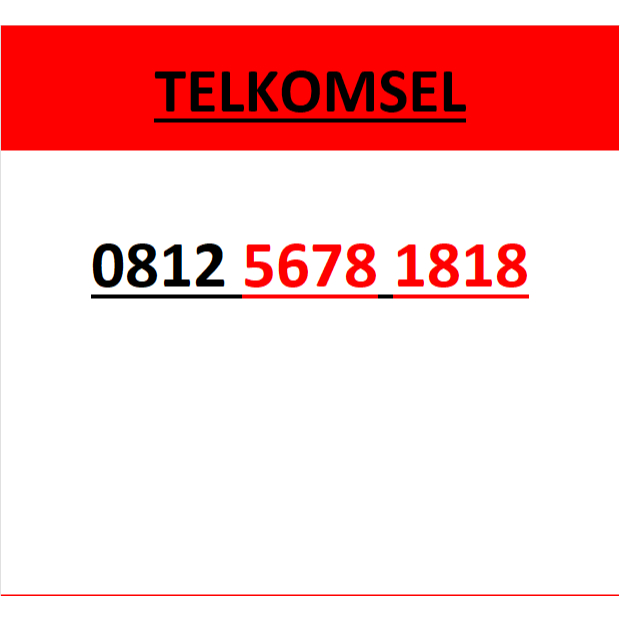 nomor cantik telkomsel simpati seri abab 1818 murah lengkap wn84 6000