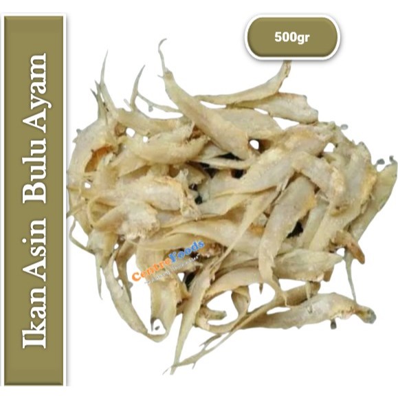 

Ikan Bulu Ayam Asin - Ikan Asin | 500gr [ Berat Per 0,5 Kg ]