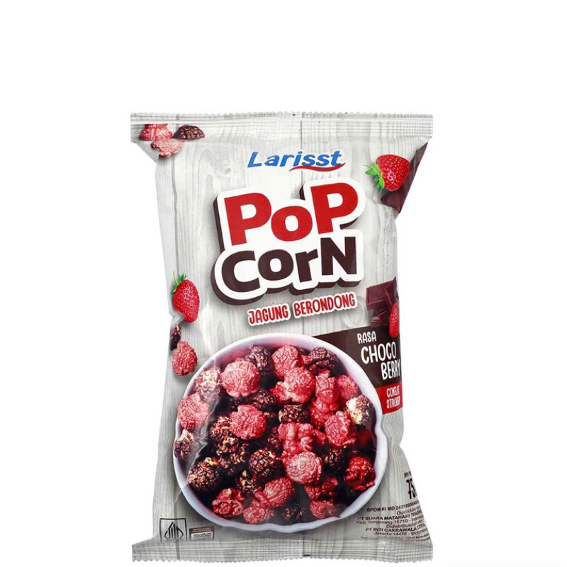 

Larisst snack popcorn chocoberry 75g