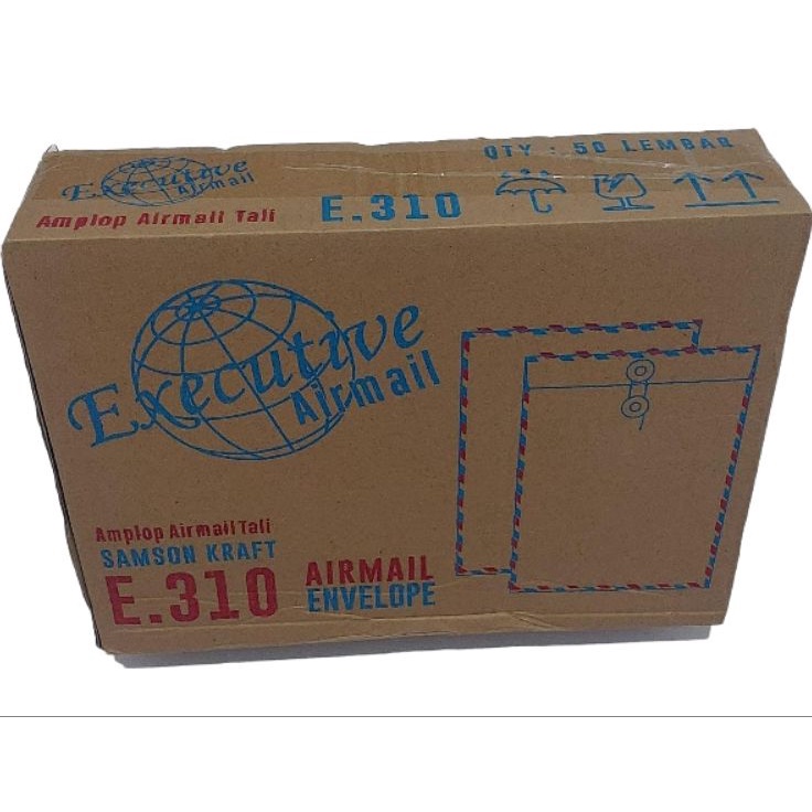 

YC9WP4142 Amplop Coklat Tali Folio Airmail Executive 31 1 box