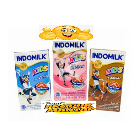 

Indomilk Kids UHT 115 ml (5 pc ) / Susu UHT Kids