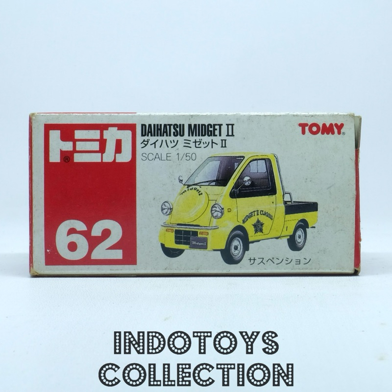 Tomica Tomy Merah 62 ~ Daihatsu Midget II