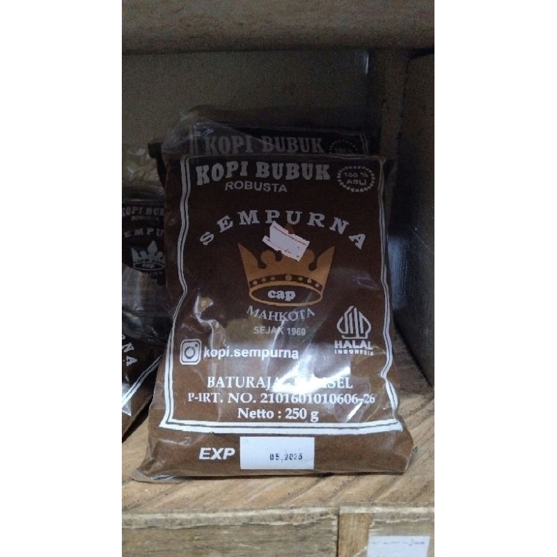

KOPI MAHKOTA SEMPURNA 100%ASLI 250mg