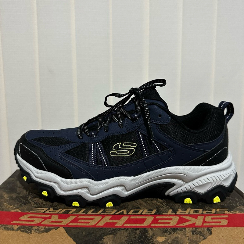 Size 45,5 Sepatu Pria Skechers Sport Adventure Stamina Navy Original