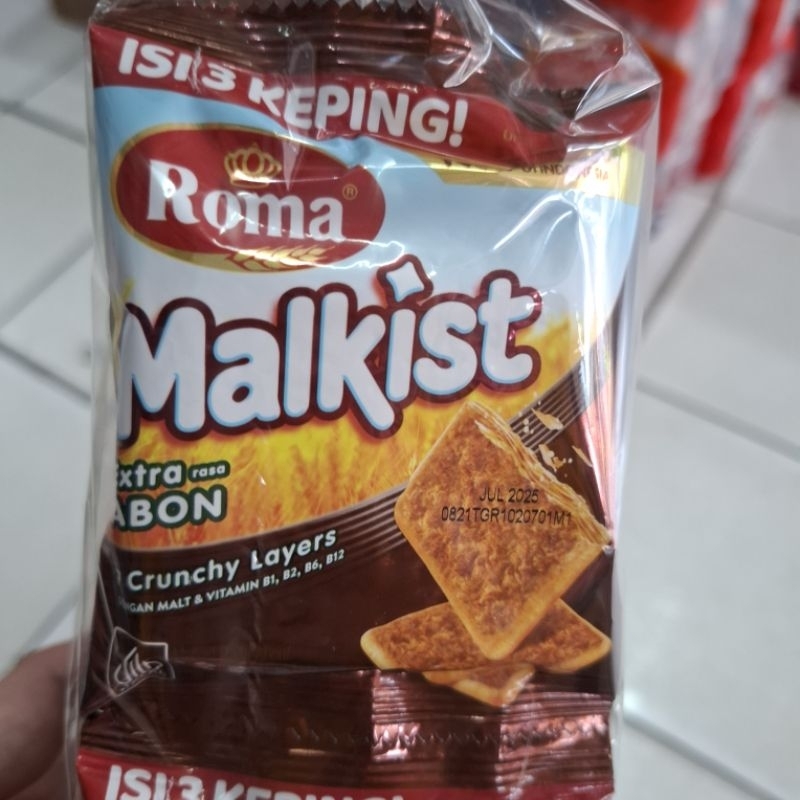 

Roma Malkist Crakers Rasa Abon Isi 10 pcs