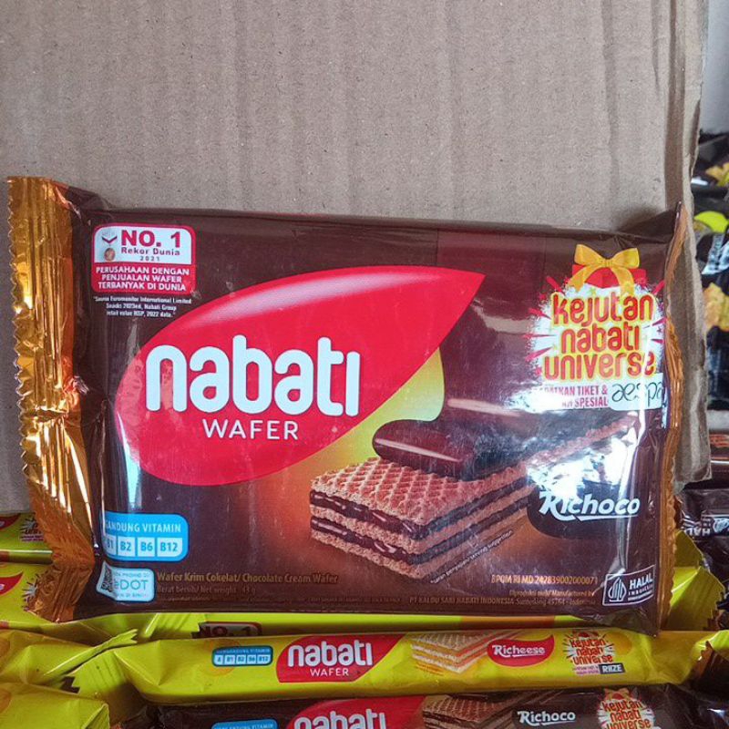 

Nabati Wafer Krim Coklat