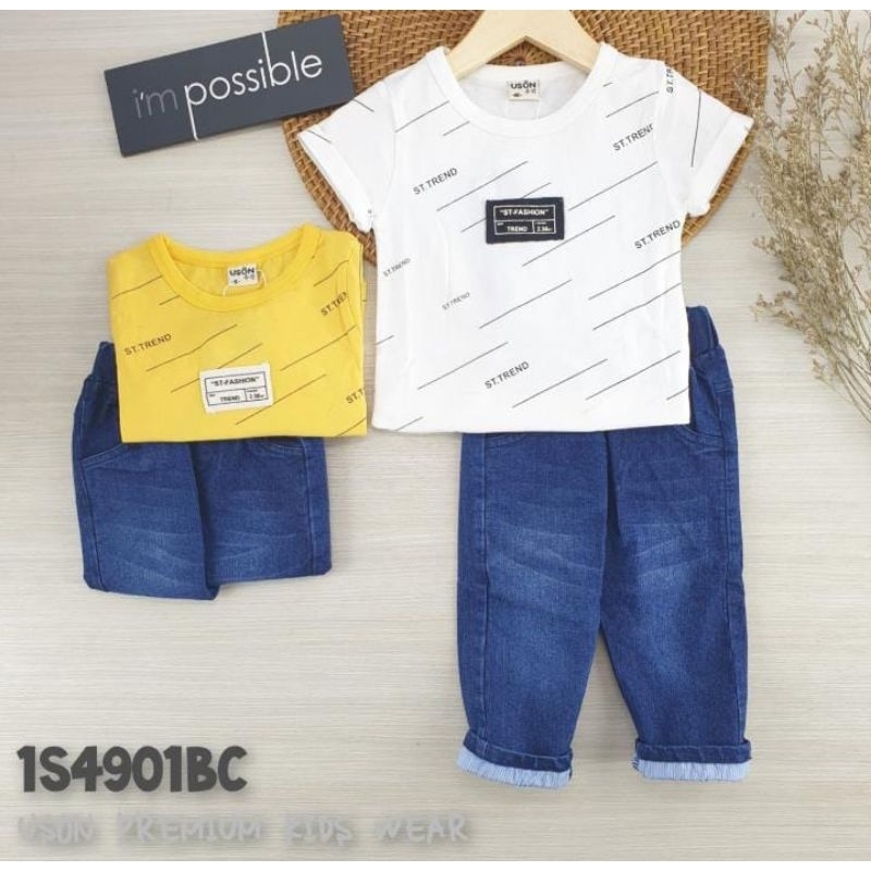 Setelan Kaos Uson ST Trend