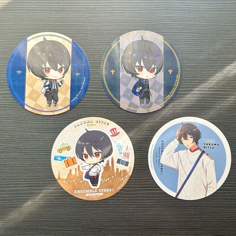 Ritsu Sakuma Coaster Hologram Checkmate Animate Cafe