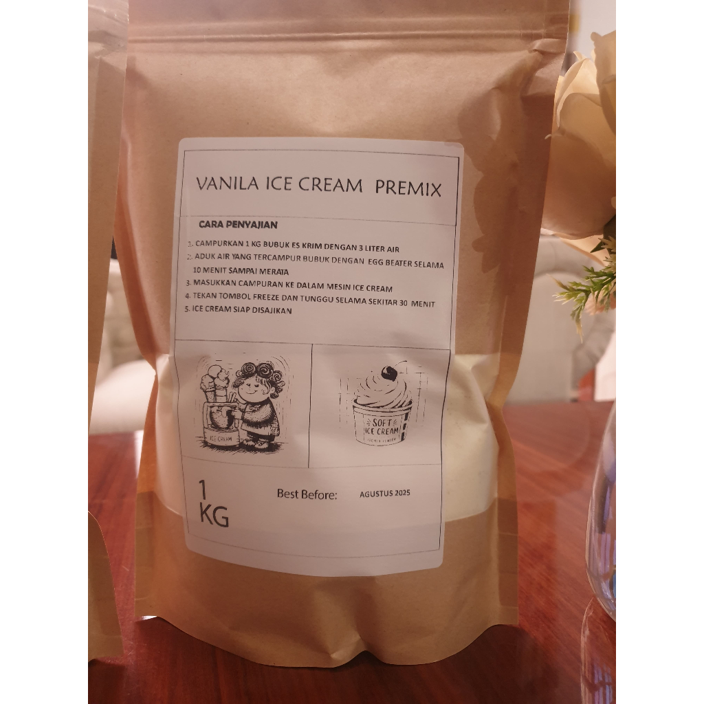 

NZ Creamer Vanilla Soft Ice Cream Premix Powder