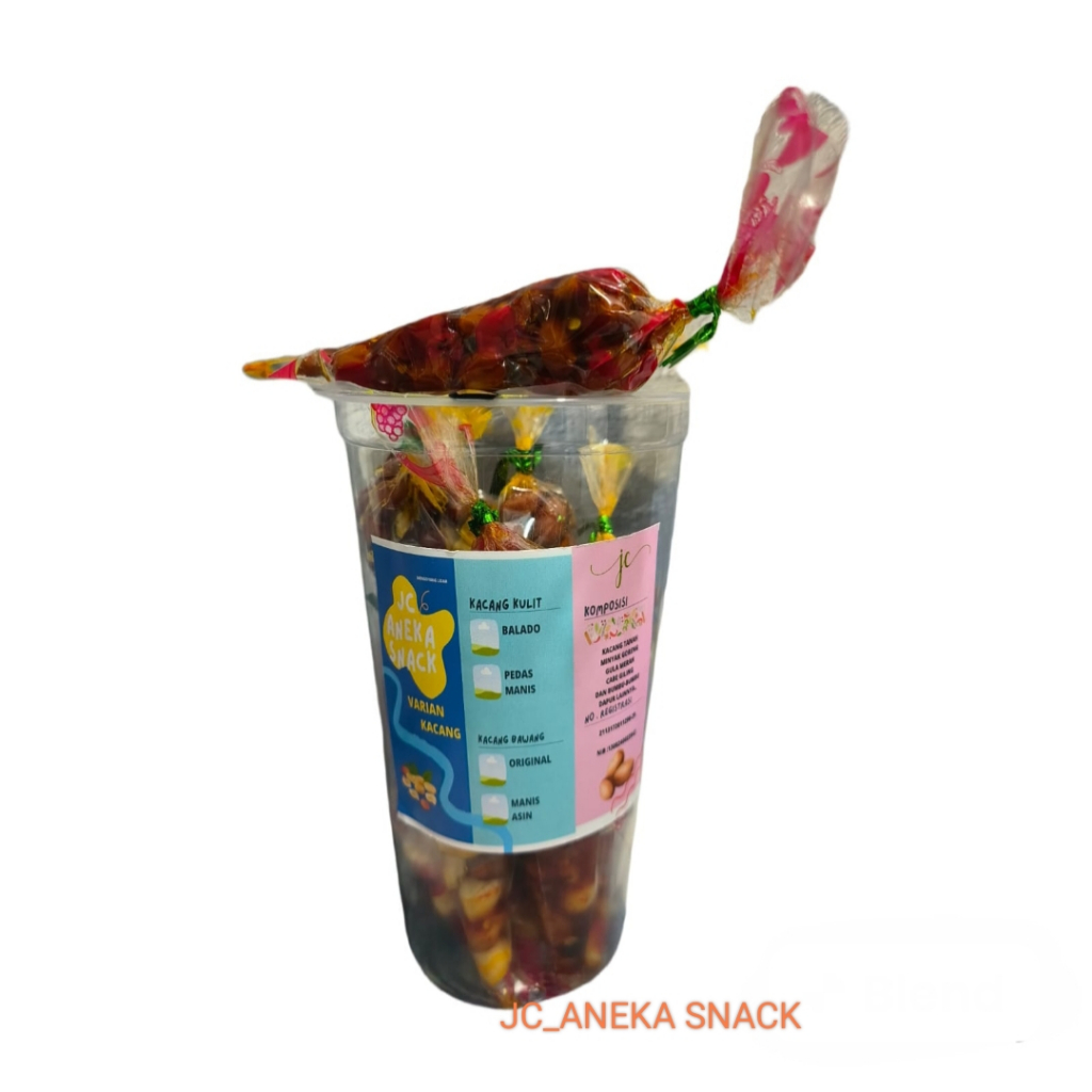 

Jc_Kacang Balado & Pedas Manis Isi 12 Pcs , Model Payung