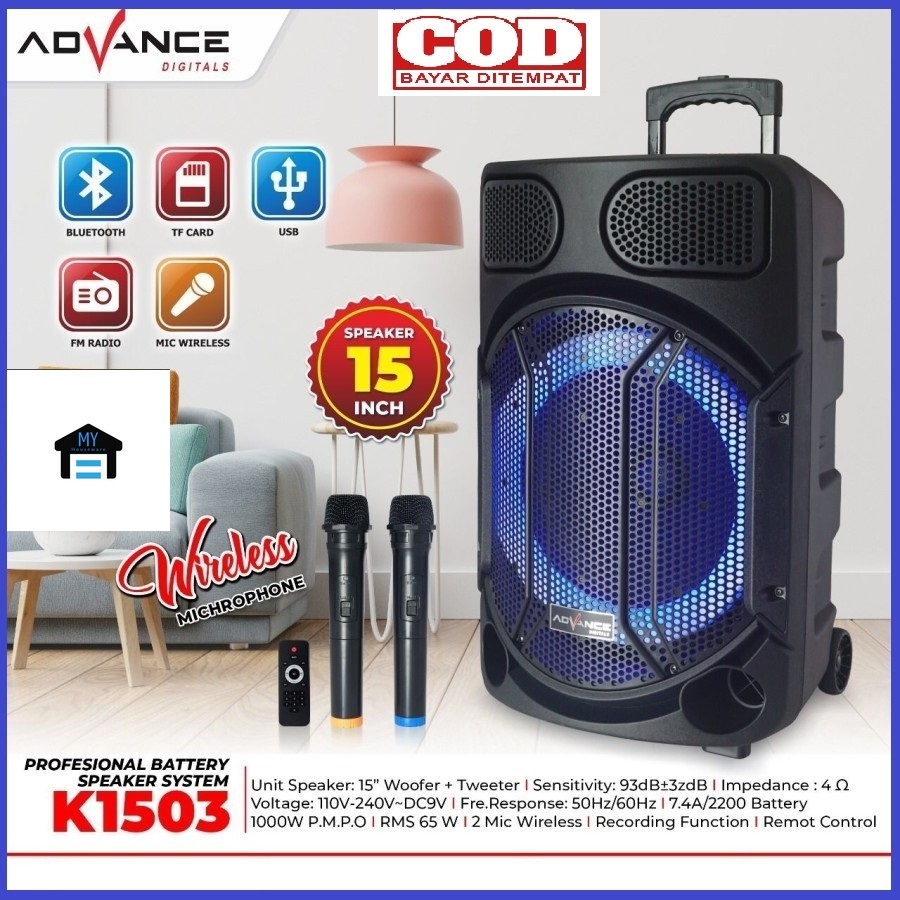 SPEAKER ADVANCE 2 MIC 15'(K1503)