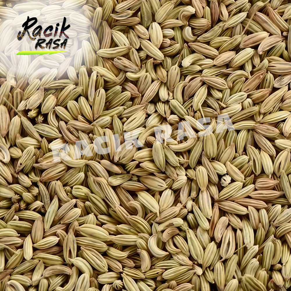 

RACIK RASA | ADAS MANIS FENNEL SEED IMPORT KUALITAS SUPER REMPAH BUMBU MASAK 100 GRAM