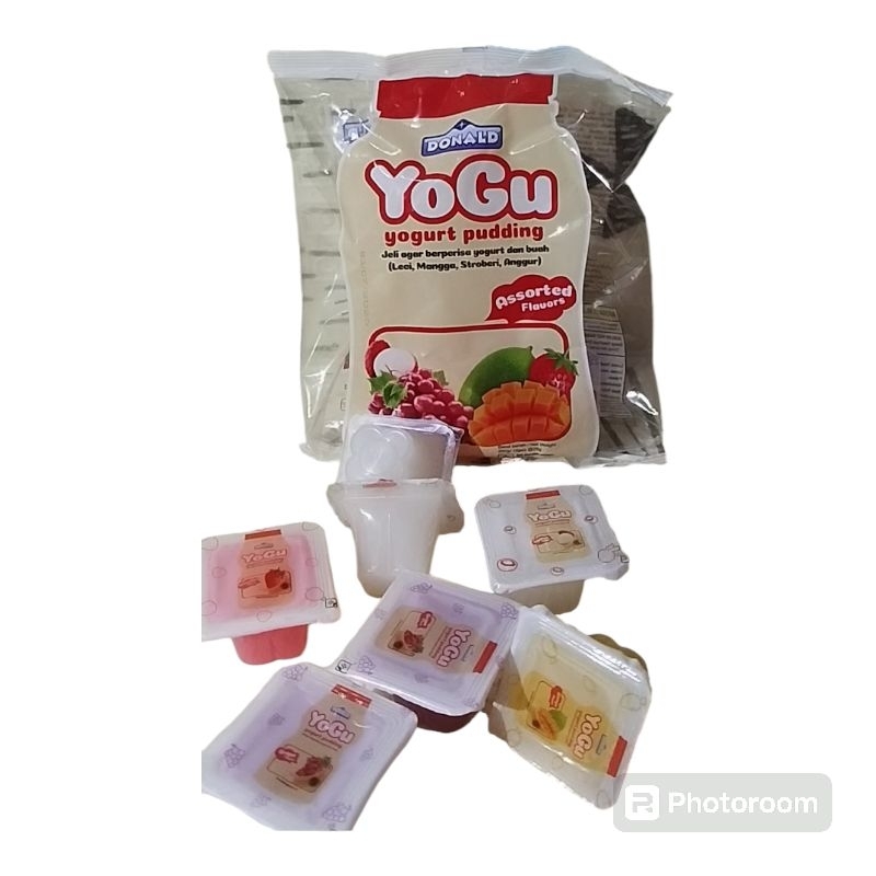 

yogu donald yogurt puding jelly rasa buah