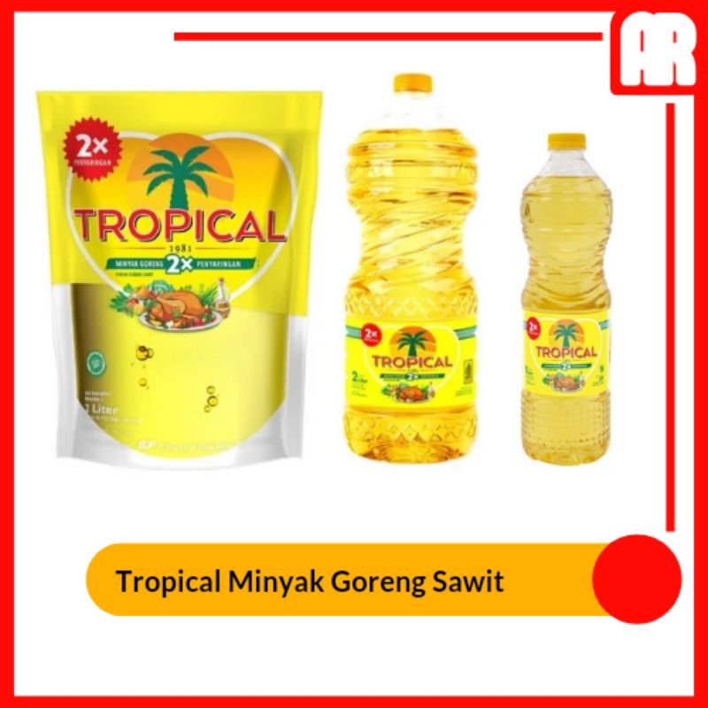 

Tropical Minyak Goreng Kelapa Sawit 2lt / 1lt | AR Ostore