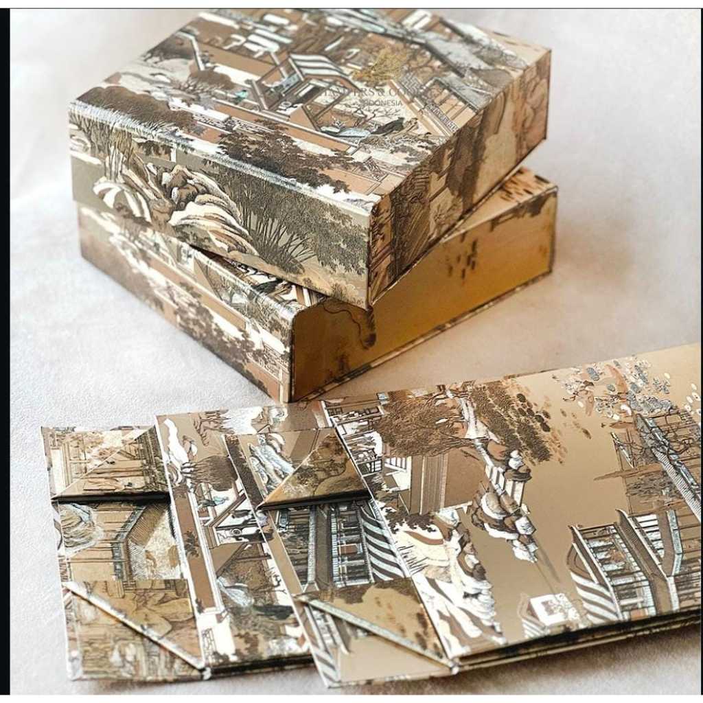 

FOLDABLE BOX MOONCAKE CHINOISERIE