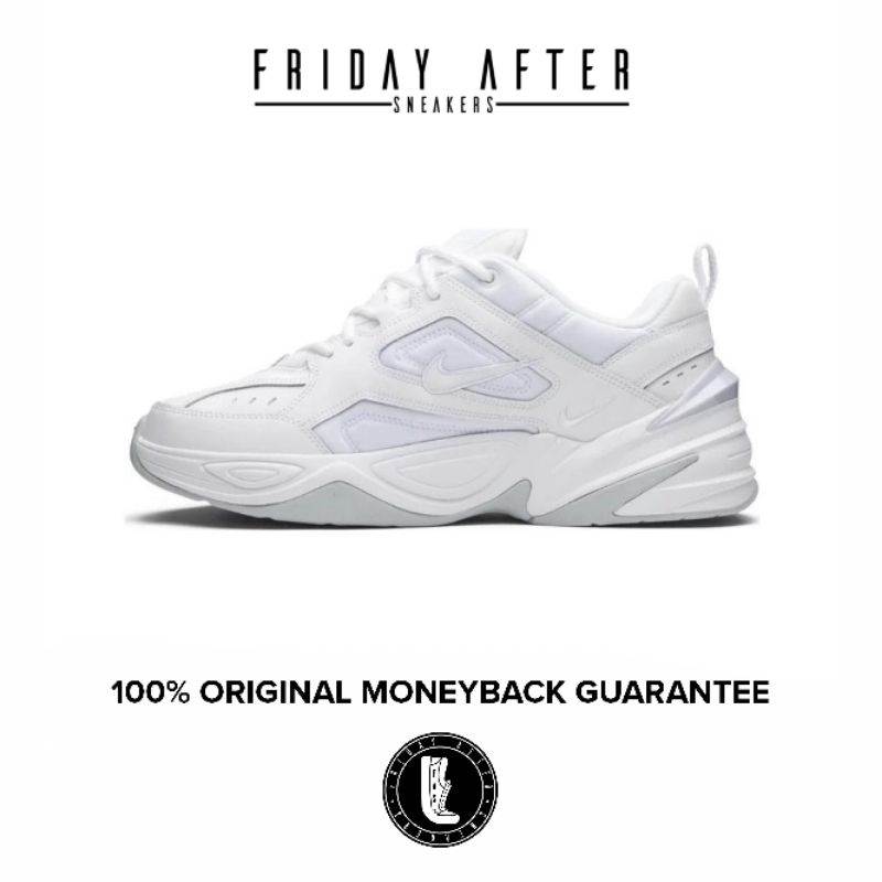 Sepatu Sneakers Wanita Nike M2K Tekno White Pure Platinum Original Resmi