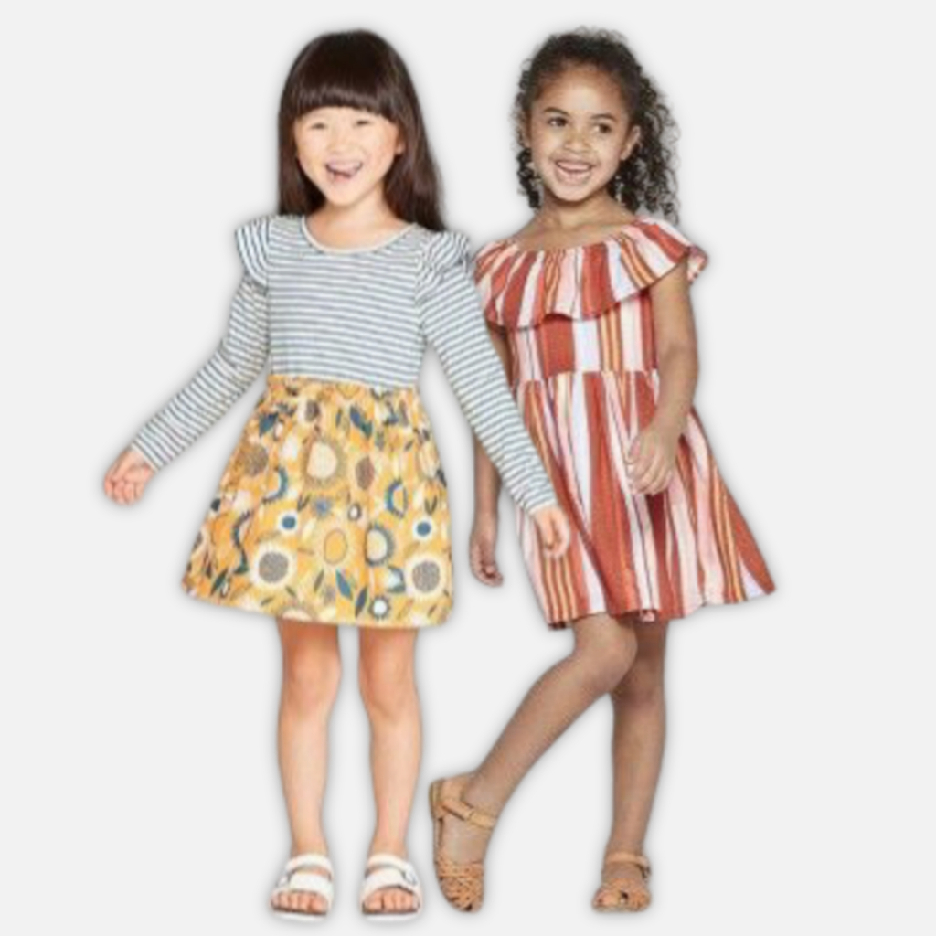 Dress Anak Perempuan Branded Gk Cj Place Velvet 6 Bulan - 4 Tahun